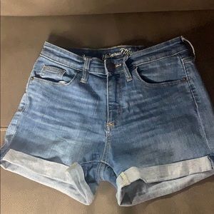 denim shorts